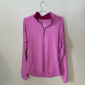 Nike Dry Fit quarter zip running jacket